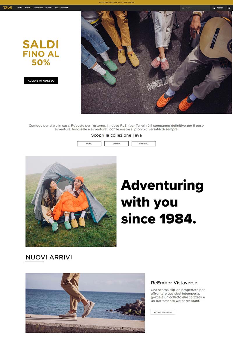 Teva IT 意大利运动凉鞋品牌购物网站