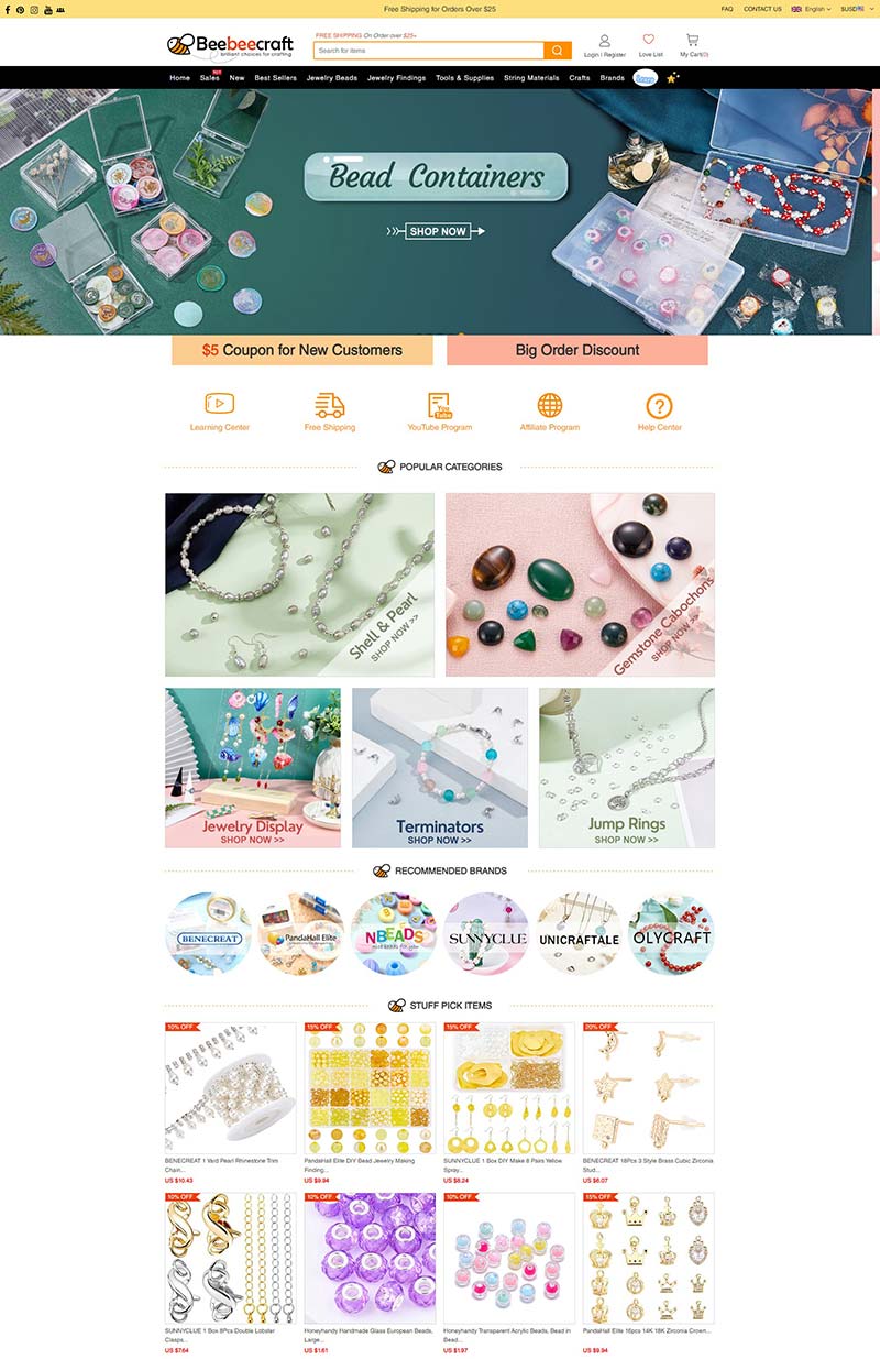 Beebeecraft 香港工艺品配饰购物网站