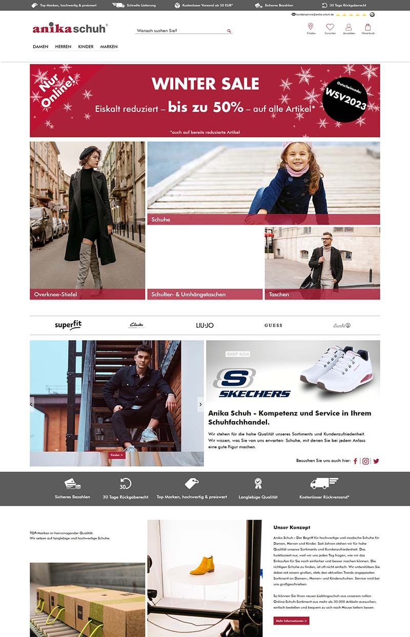 Anika Schuh 德国时尚品牌鞋履购物网站