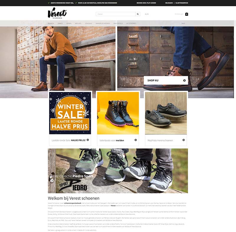 Verest Shoes 荷兰时尚鞋履购物商店