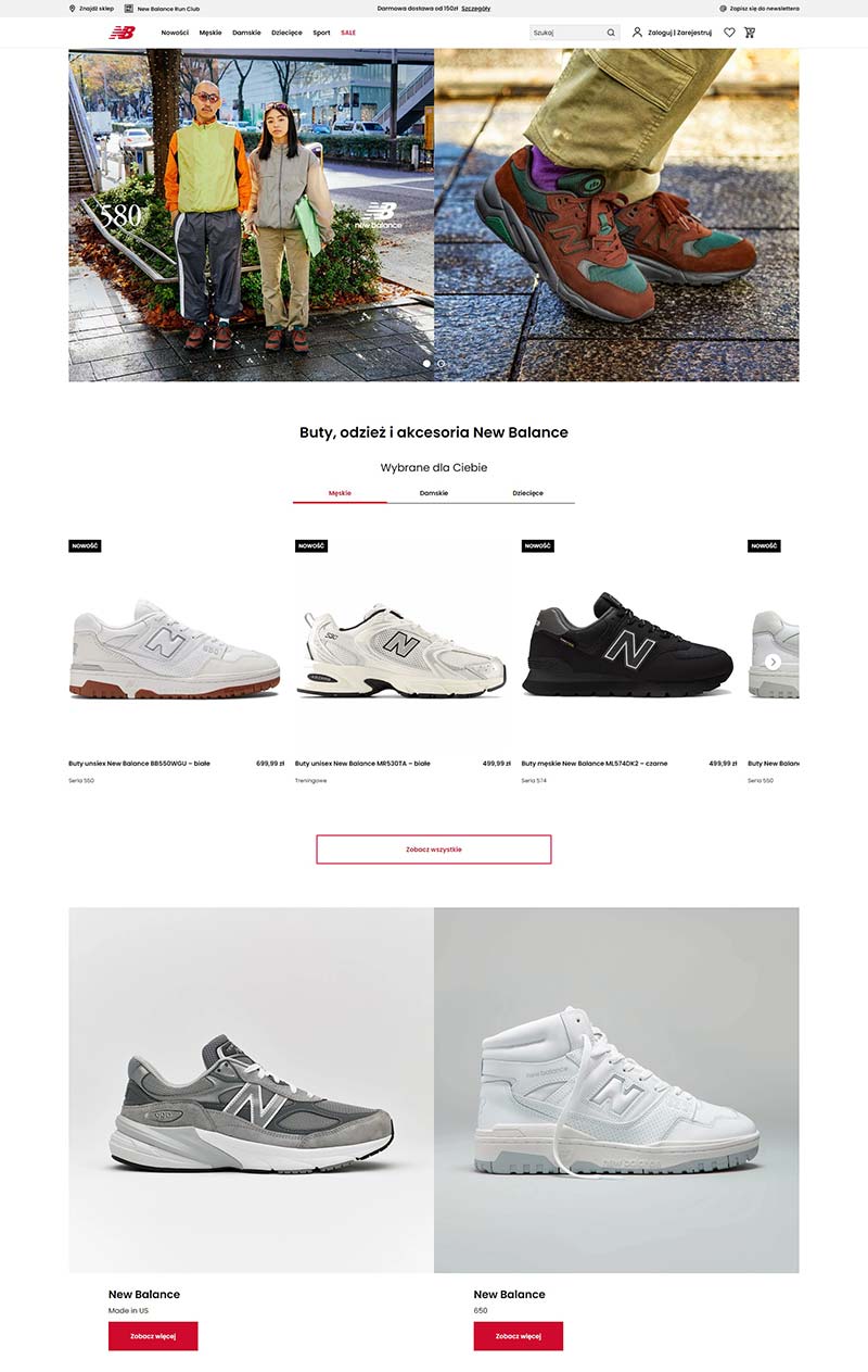 New Balance PL 新百伦运动鞋波兰官网