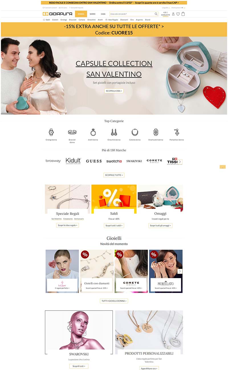 GioiaPura 意大利在线珠宝手表购物商店