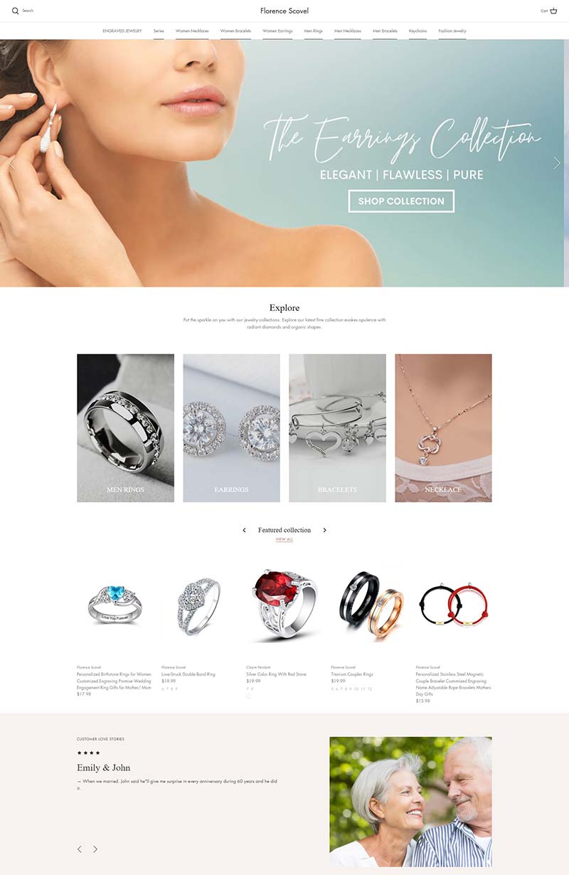 Florence Scovel 美国手工奢华珠宝品牌购物网站