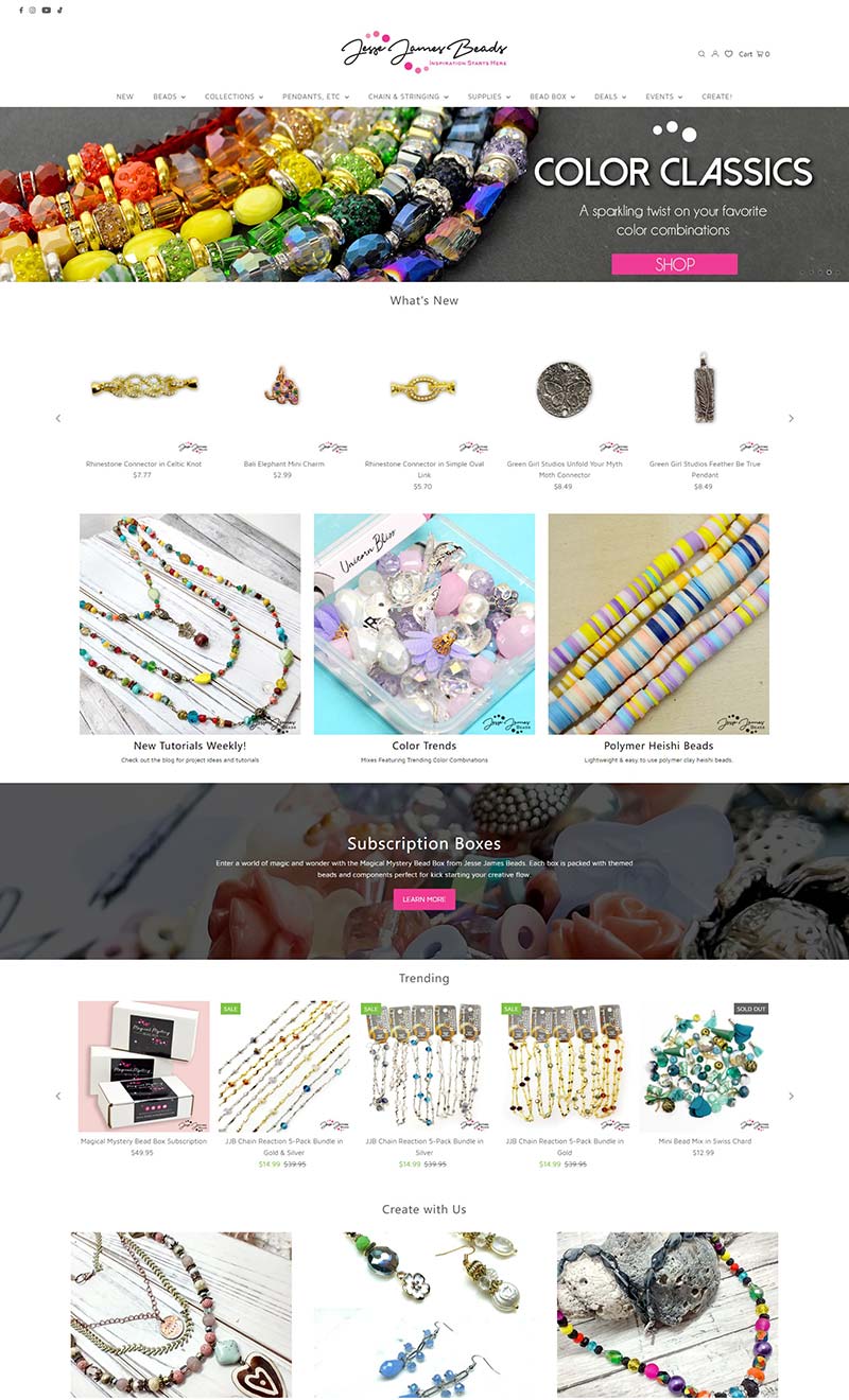 Jesse James Beads 美国串珠饰品在线购物网站