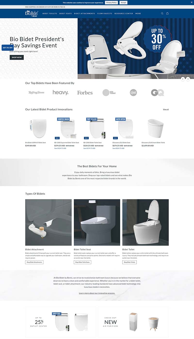 Bemis Bio Bidet 美国居家坐浴盆购物网站
