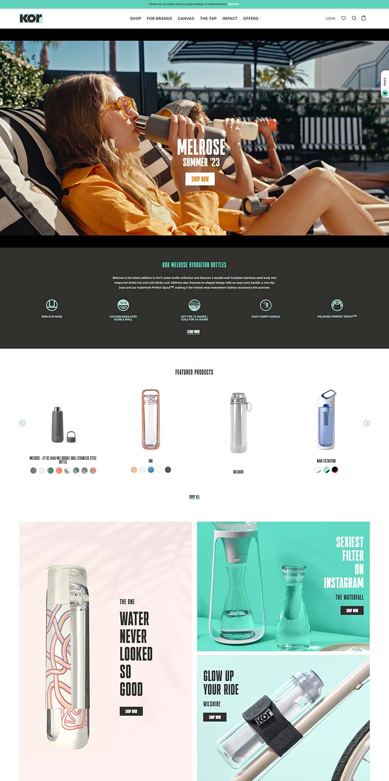 Kor Water 美国时尚个性水杯购物网站
