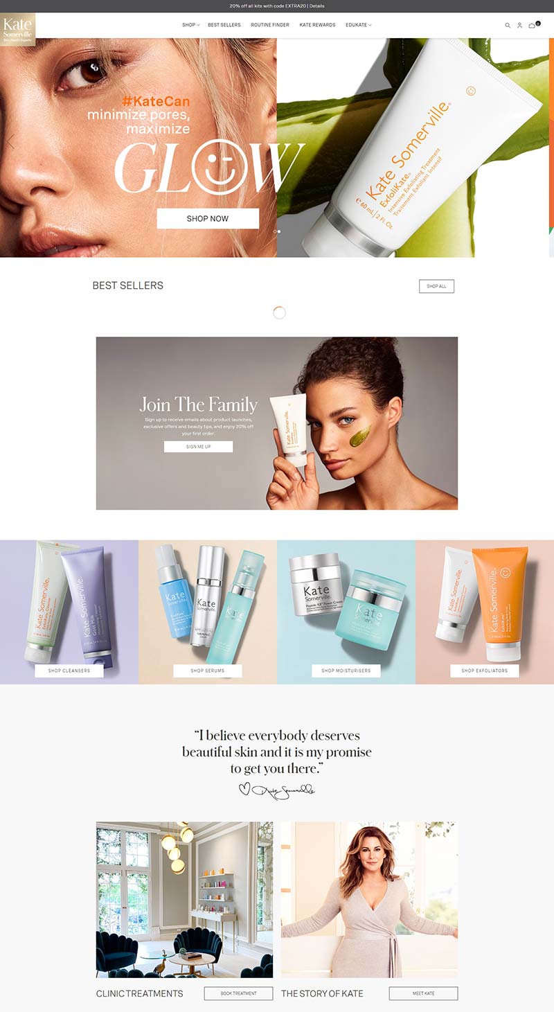 Kate Somerville UK 美国美容护肤品牌英国官网