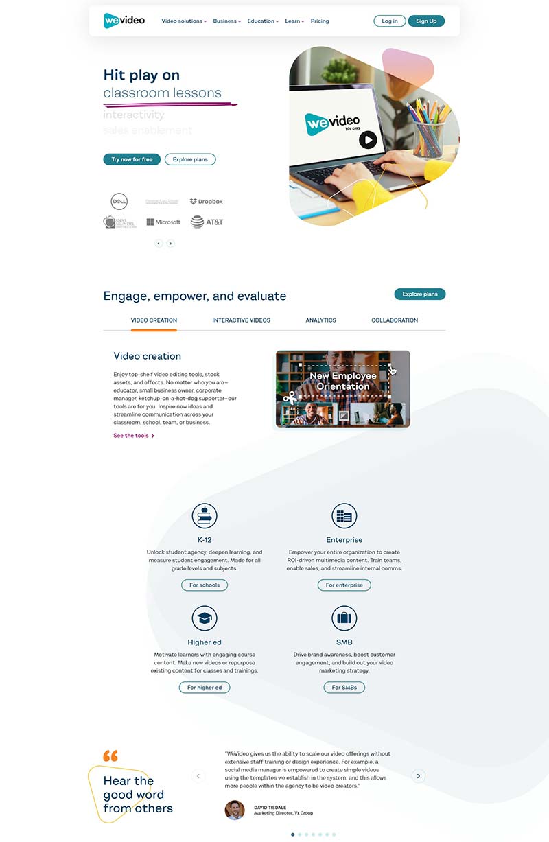 WeVideo 美国云视频编辑工具订阅网站