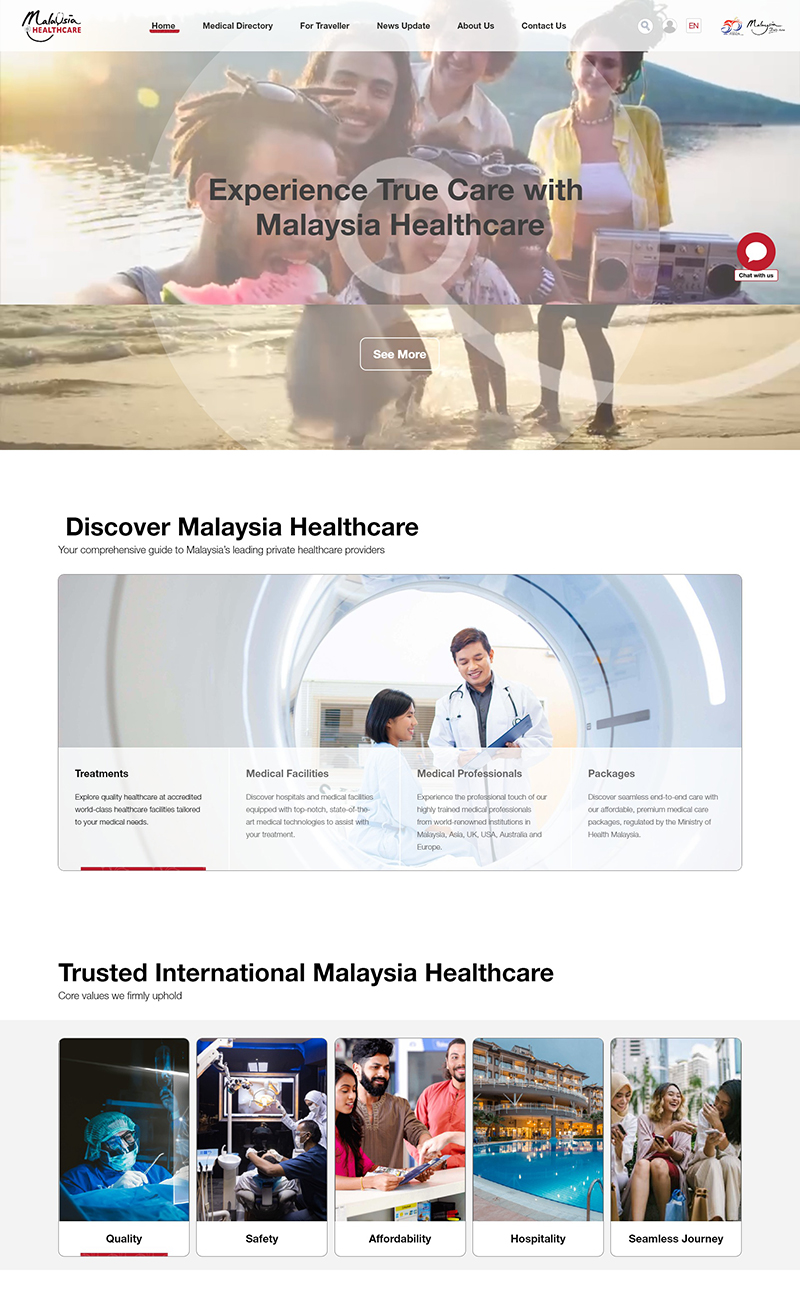 Malaysia Health Care 马来西亚医疗保健服务网站