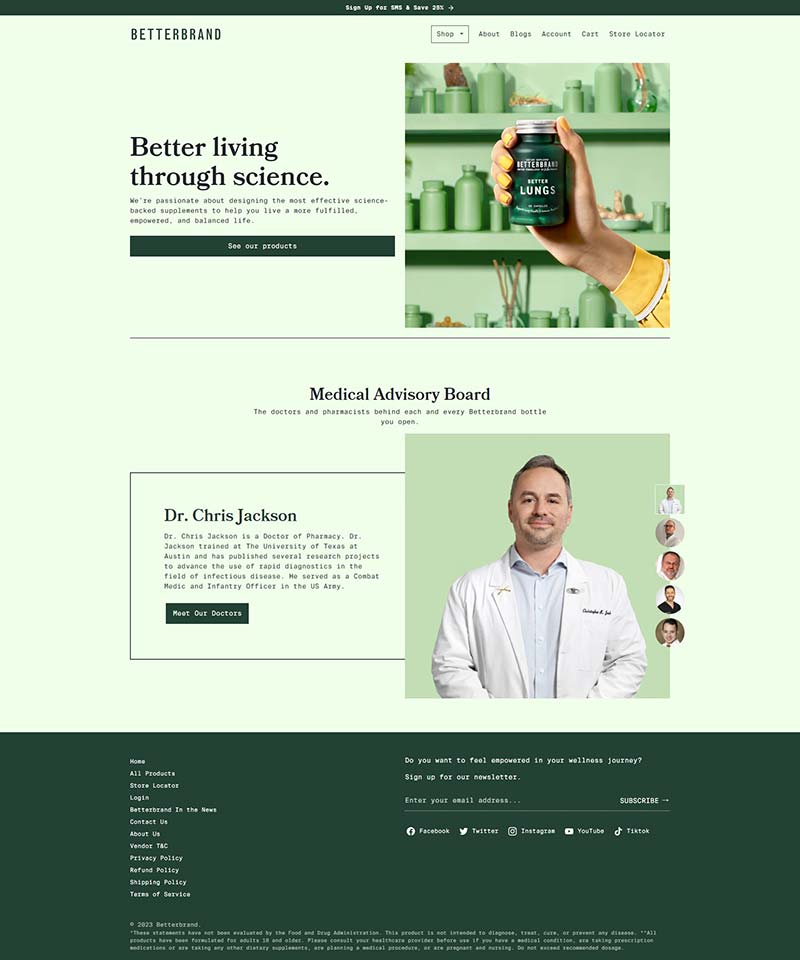Betterbrand 美国天然健康补充剂购物网站