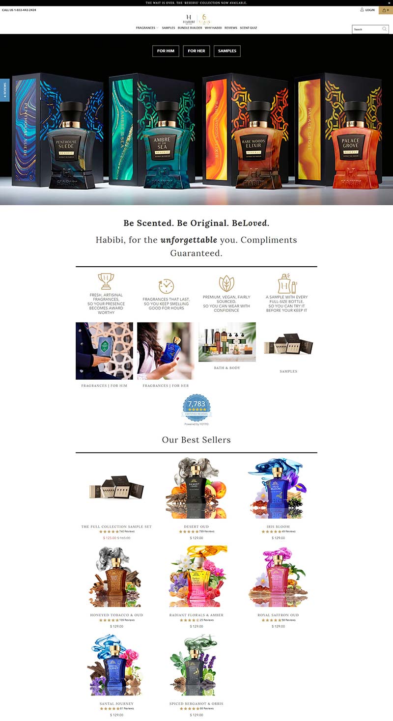 HABIBI NY 美国香水品牌在线购物网站