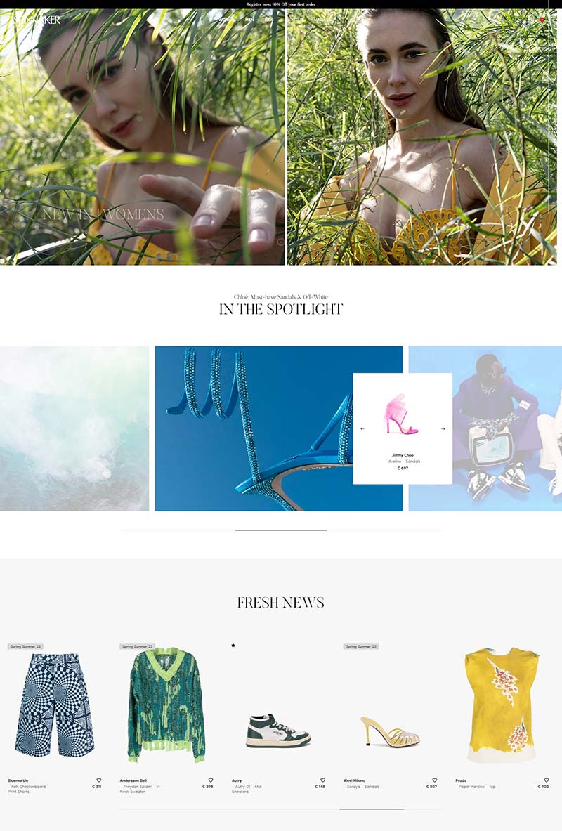 Spinnaker 意大利奢侈时尚品牌购物网站