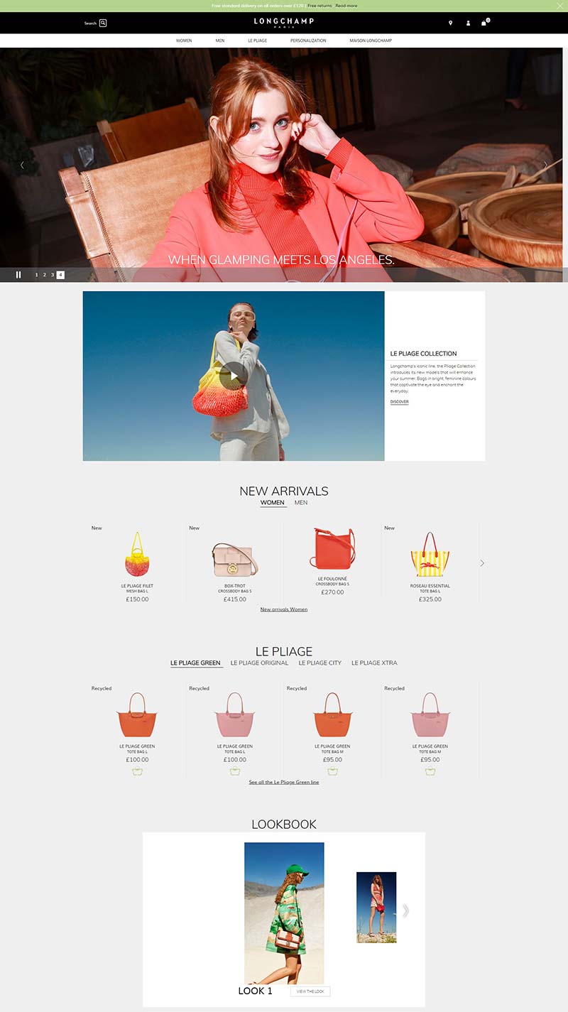 Longchamp UK 法国高端皮具品牌英国官网