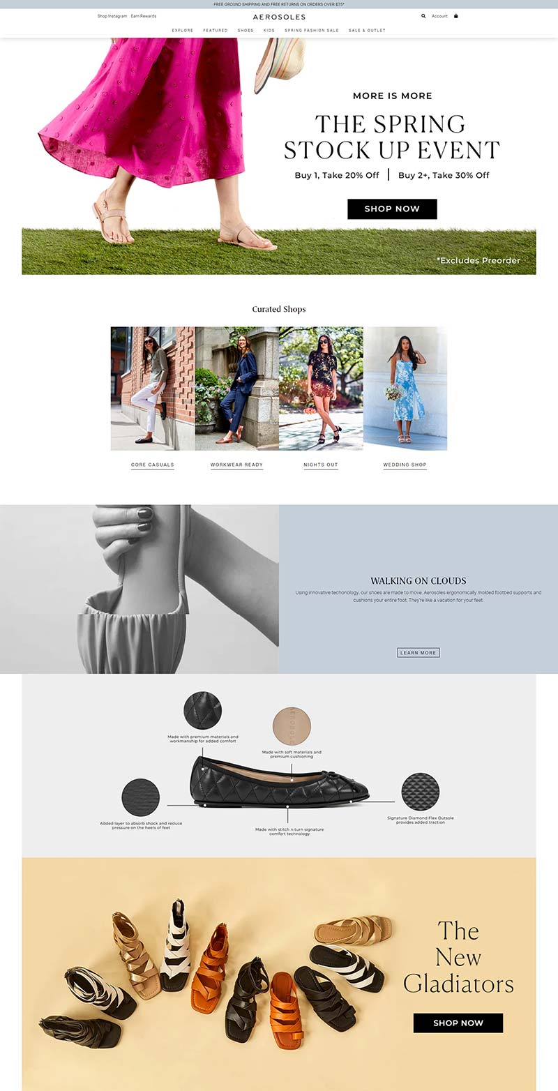 Aerosoles US 美国舒适女鞋品牌购物网站