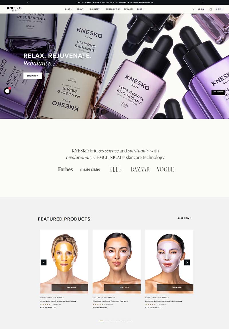 Knesko Skin 美国天然奢华护肤品牌购物网站