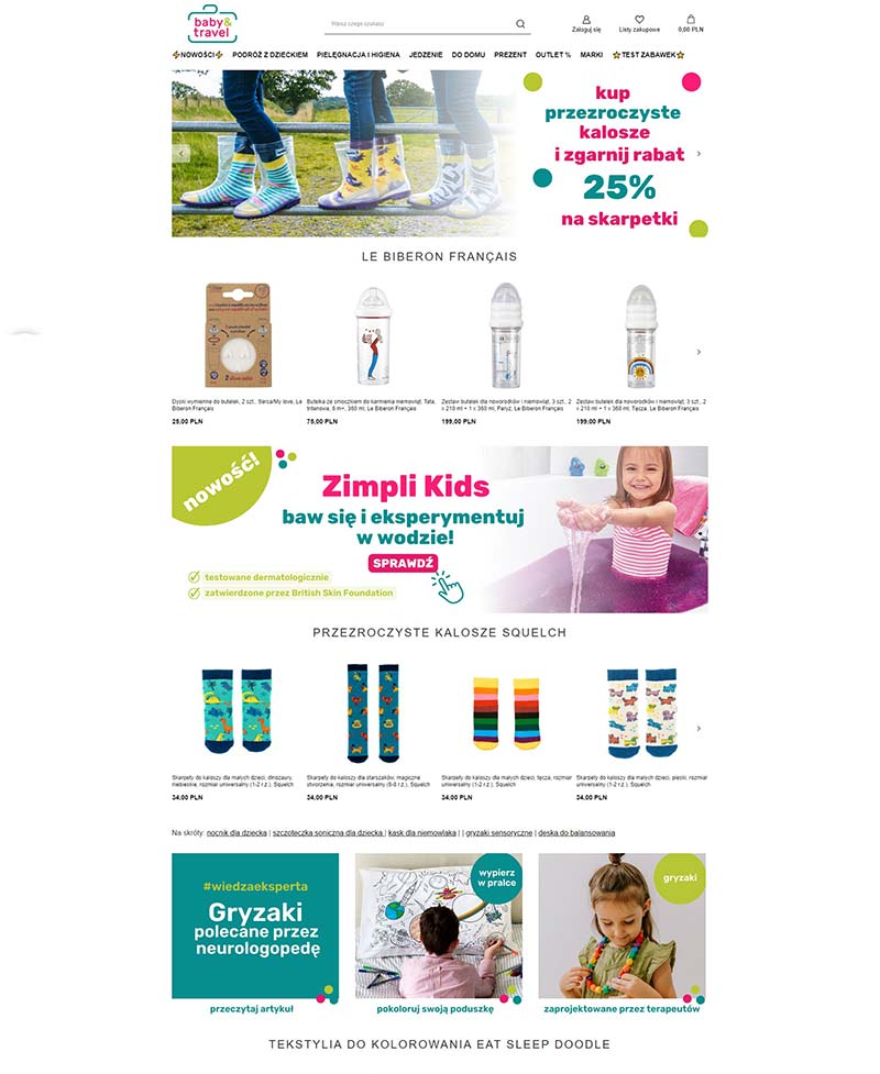 Baby & Travel 波兰儿童百货品牌购物网站