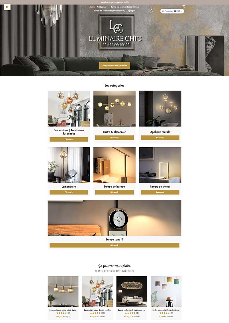  LUMINAIRE CHIC  法国灯具灯饰品牌购物网站