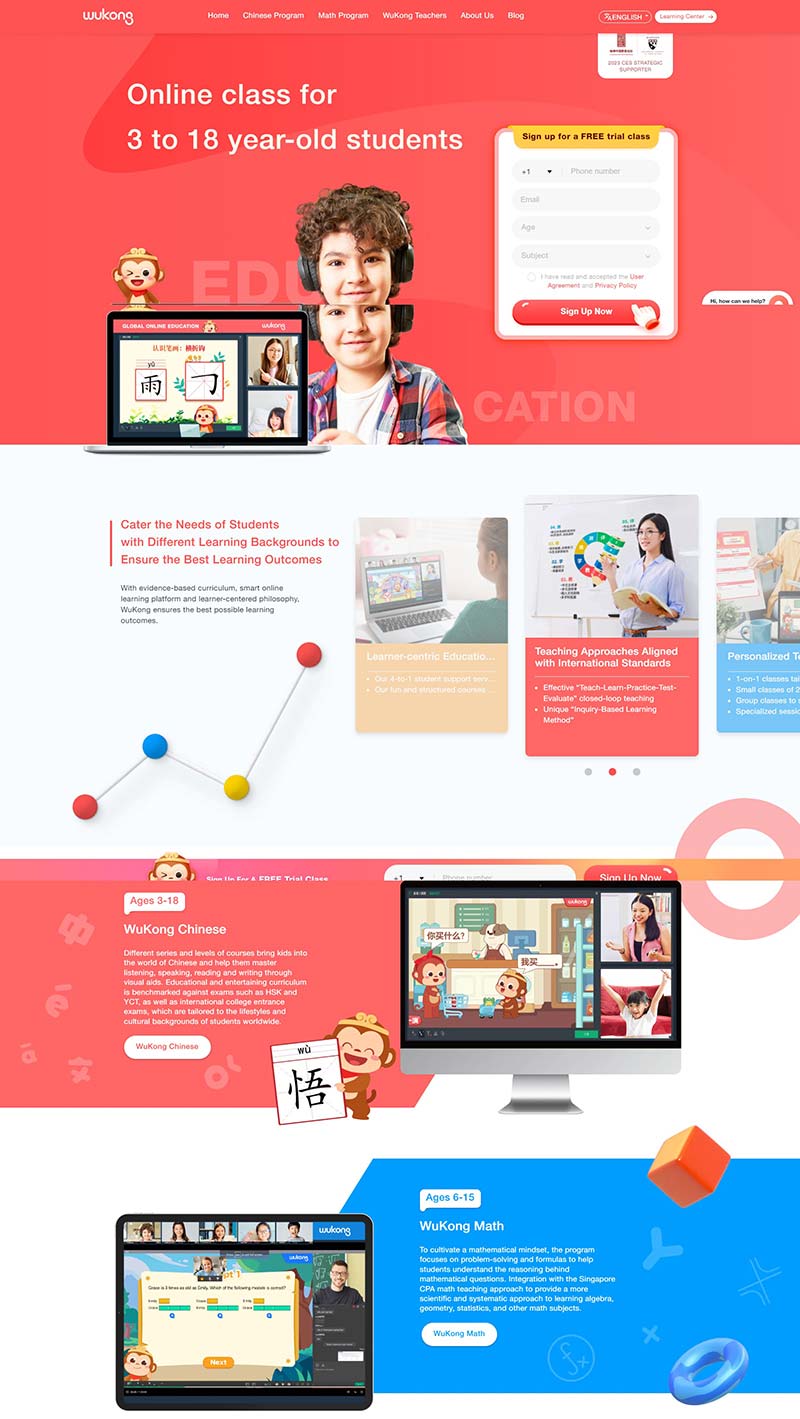 Wukong Education 新西兰儿童一站式学习平台
