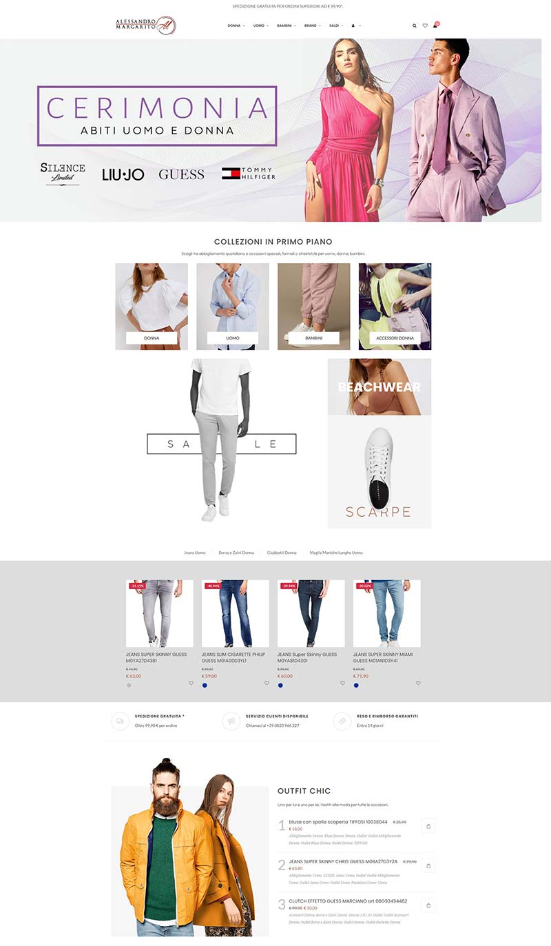 Margarito Store IT 意大利经典服装品牌购物网站