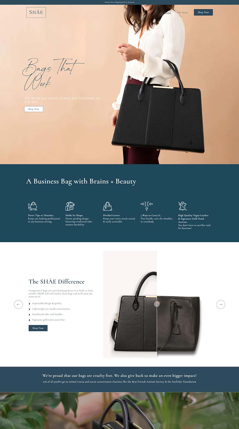 SHÁE Bag 美国时尚工作包包购物网站