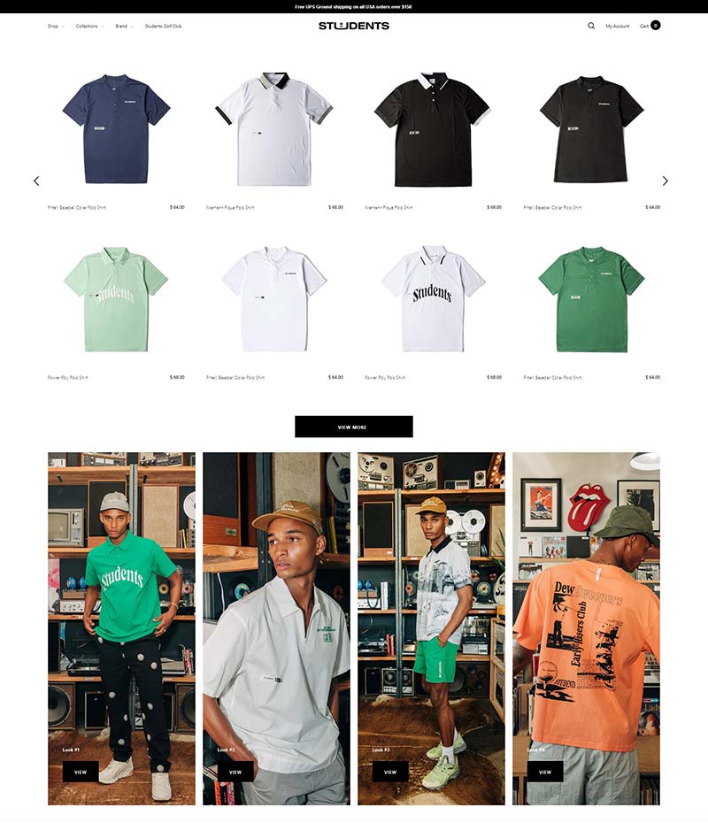 Students Golf 美国高尔夫生活方式品牌购物网站
