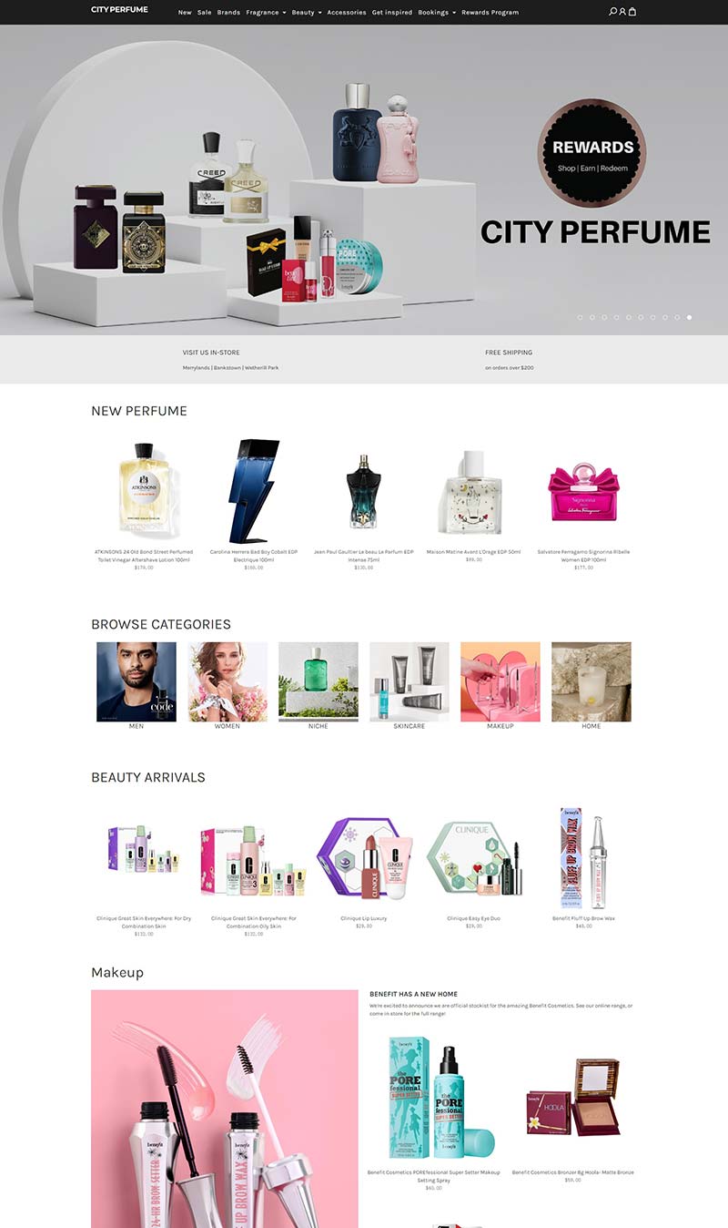 City Perfume 澳洲奢华香水专营网站