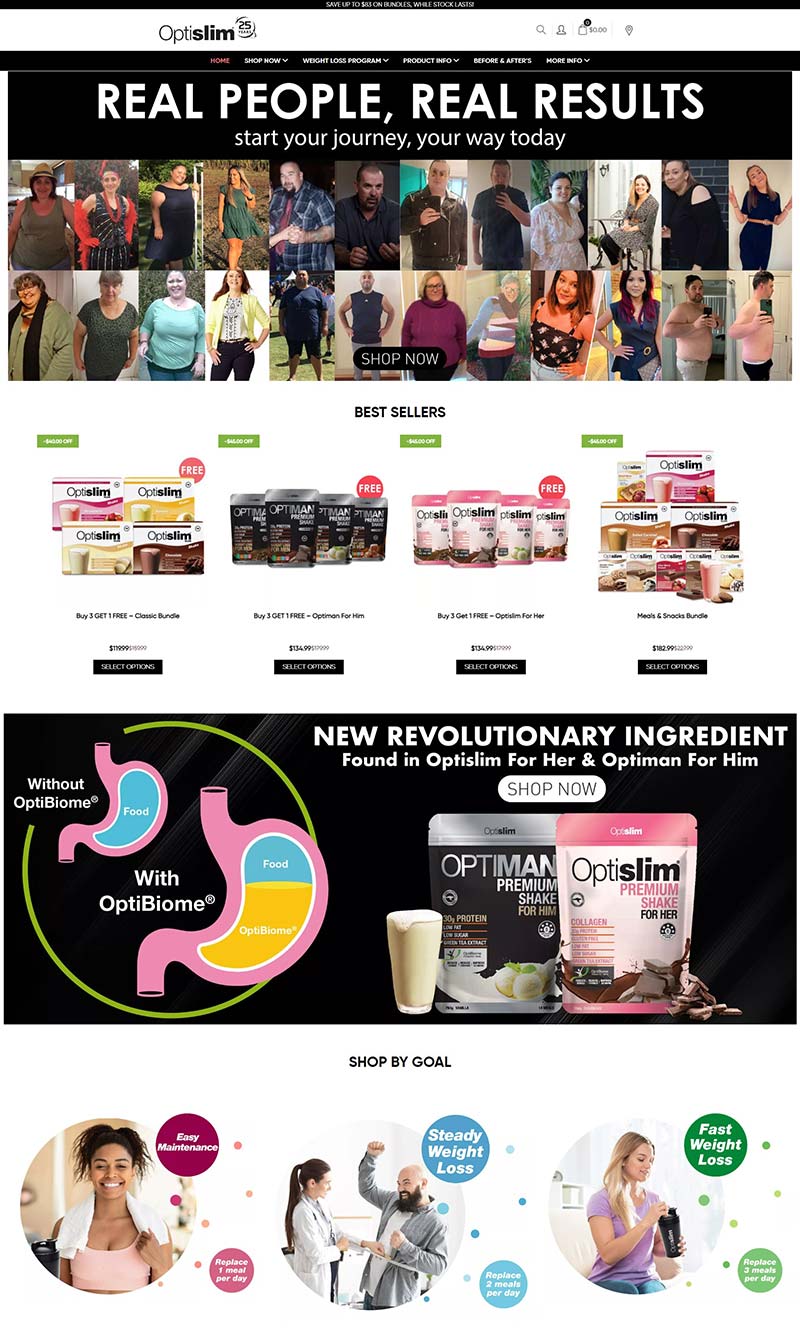 Optislim 澳洲减肥减脂保健品购物网站