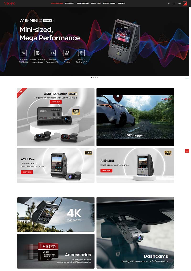 VIOFO 中国专业行车记录仪品牌购物网站