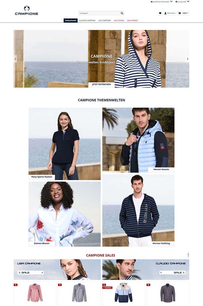 Campione Fashion 德国时尚品牌服饰购物网站