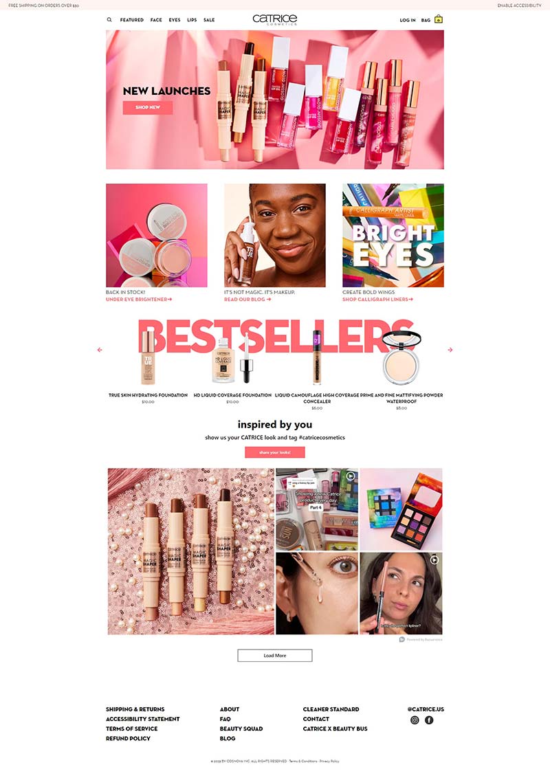 Catrice Cosmetics 美国时尚美妆产品购物网站