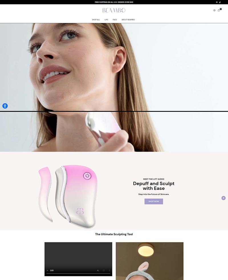 Beambo 美国专业美容工具购物网站