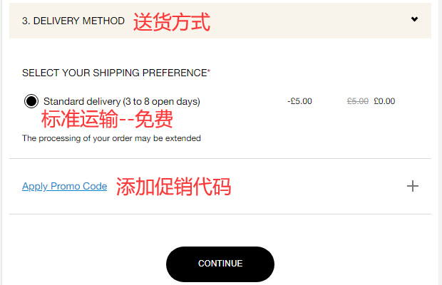 HR Helena Rubinstein Shipping Method