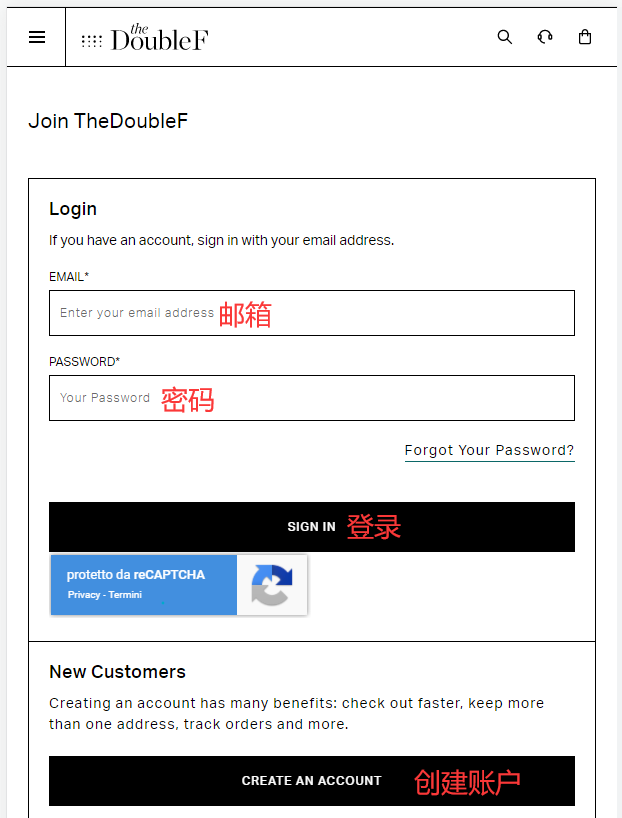 TheDoubleF official website account registration