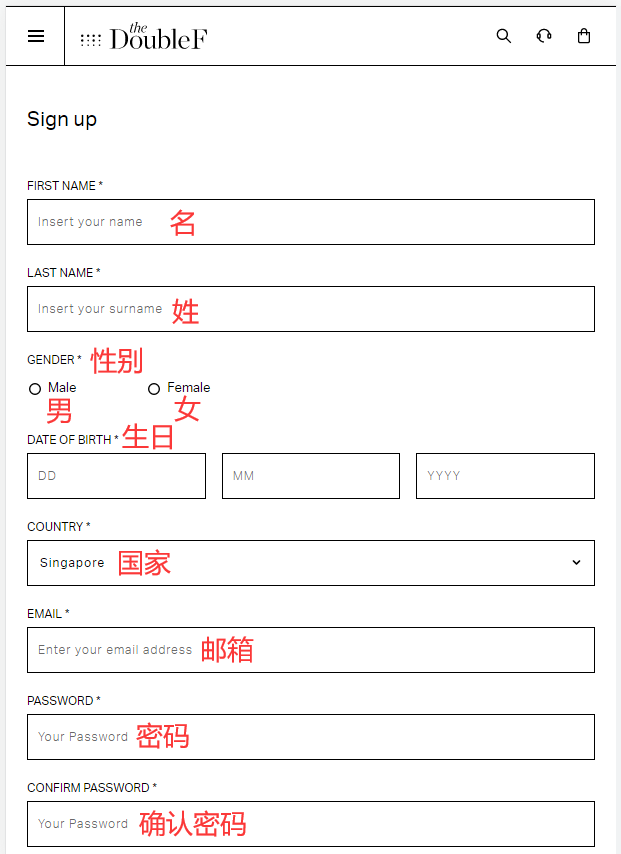 TheDoubleF official website registration information