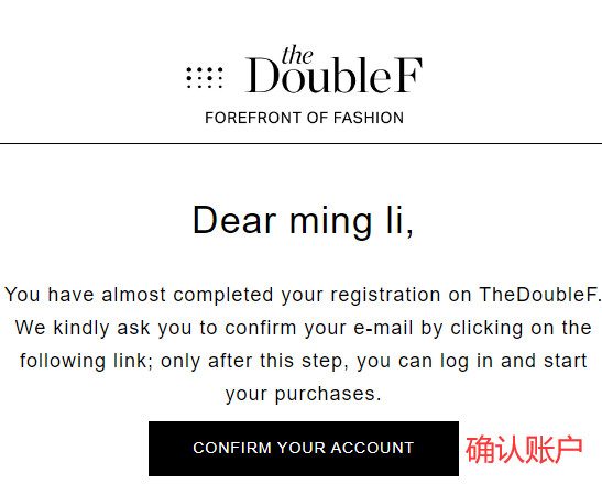 TheDoubleF official website email verification