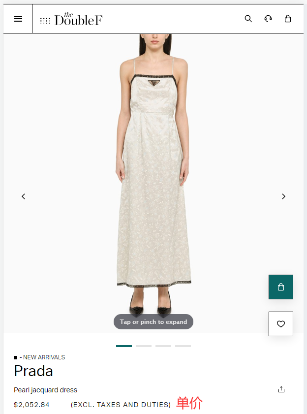 TheDoubleF official website selecting items