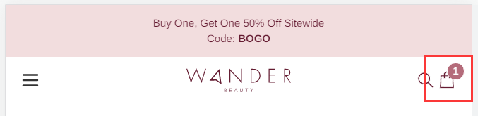 Wander Beauty official website select free gift