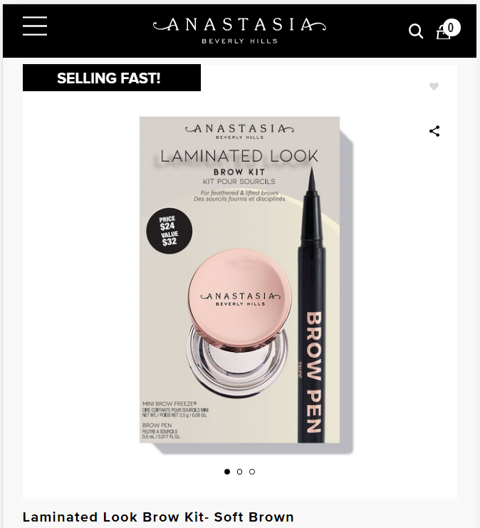 Anastasia Beverly Hills official website select products