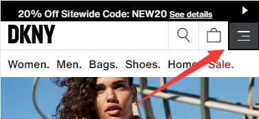 DKNY official website login and registration