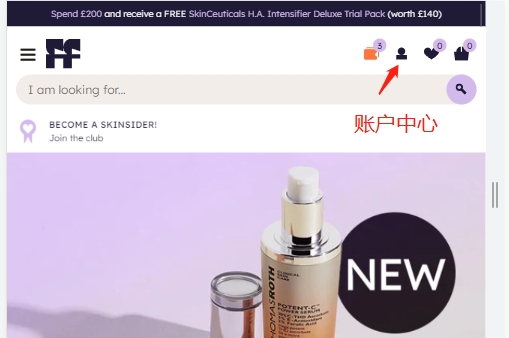 Face the Future UK International Shopping Order