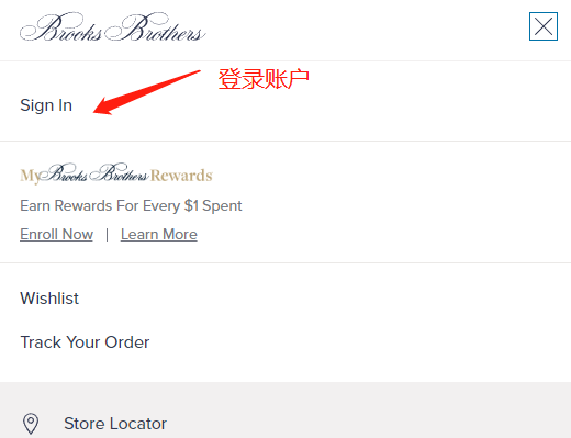 Brooks Brothers US official website overseas shopping tutorial