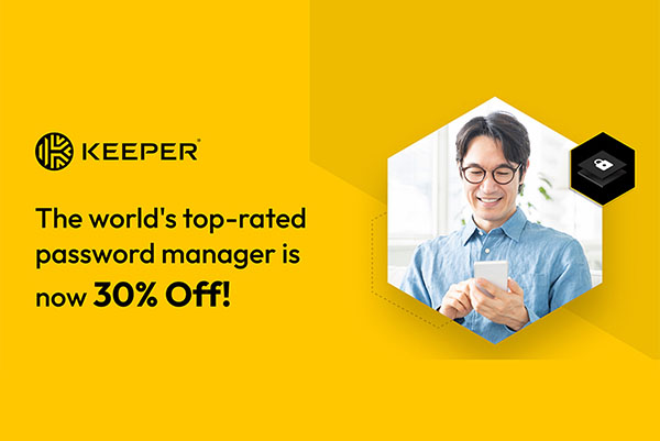 Keeper Security 官网企业级密码管理器7折热卖中