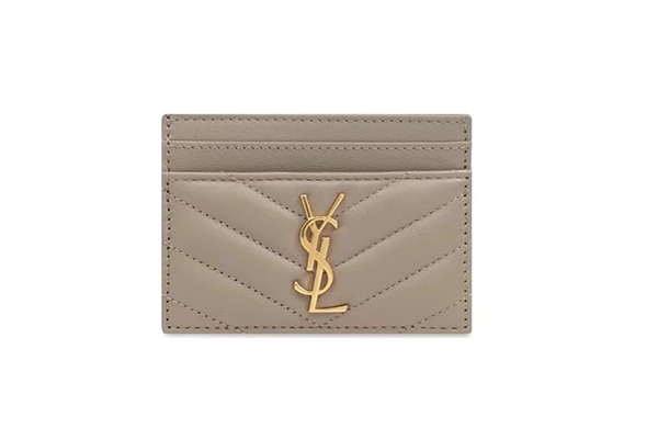 【Saint Laurent】68折，奶茶色卡‮折包‬上折！