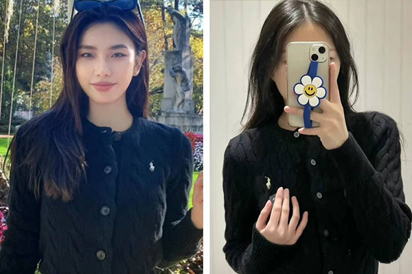 RALPH LAUREN 拉夫劳伦7折！基‮款础‬黑色绞花开衫