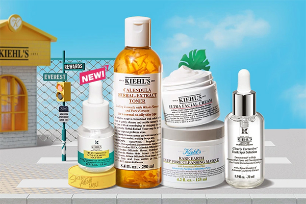 Kiehl's 科颜氏官网现全场护肤无门槛7折促销，满额免邮
