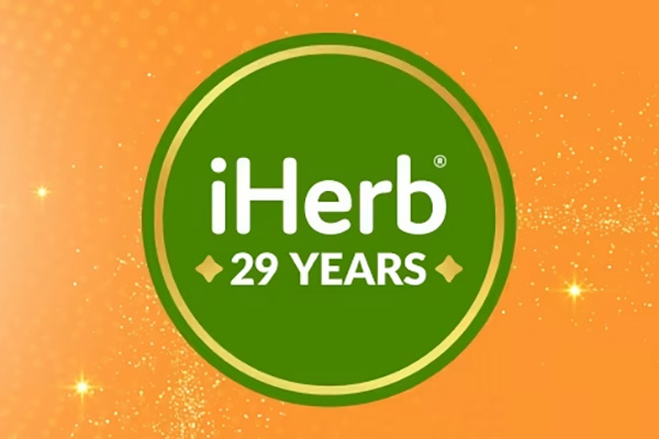 iHerb 中文网现有周年庆特惠全场无门槛7折