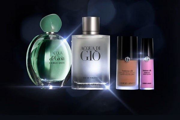 Giorgio Armani Beauty  官网现全场美妆无门槛75折，满$150送5件套