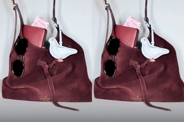 Kate Spade 454 Suede Large Shoulder Bag 70% Off, $149.25