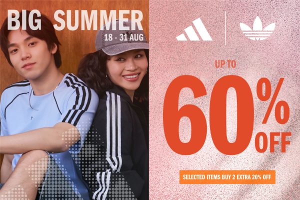 Adidas HK Summer Sale: Up to 60% Off + Extra 20% Off 2 Items