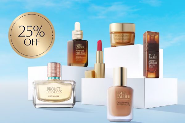 Estee Lauder UK: 25% Off Sitewide + Free Full-Size Primer